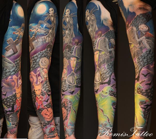 Remis Tattoo - Nightmare before christmas tattoo